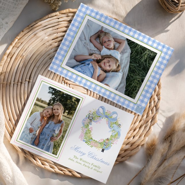 Cartes Pour Fêtes Annuelles Aquarelle Noël Casse-noisette photo (Créateur téléchargé)