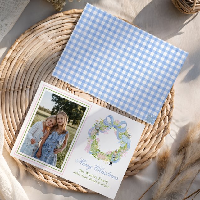 Cartes Pour Fêtes Annuelles Aquarelle Noël Casse-noisette photo (Créateur téléchargé)