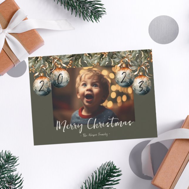 Cartes Pour Fêtes Annuelles Aquarelle photo 2023 (Créateur téléchargé)