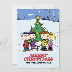 Cartes Pour Fêtes Annuelles Arachides Joyeux Noël   Ajouter votre photo et vot