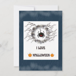 Cartes Pour Fêtes Annuelles Araignée d'Halloween