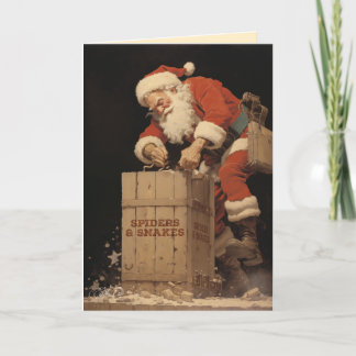 Cartes Pour Fêtes Annuelles Araignées et serpents !