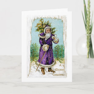 Cartes Pour Fêtes Annuelles Arborescence père Noël