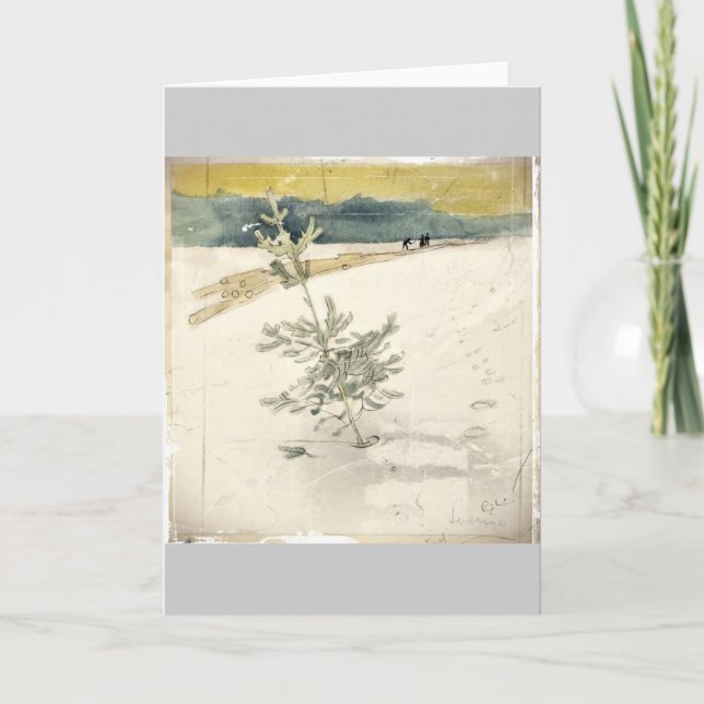 Cartes Pour Fêtes Annuelles Arbre (Devant)
