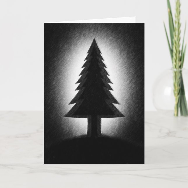 Cartes Pour Fêtes Annuelles Arbre 2 (Devant)