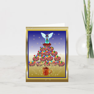 Cartes Pour Fêtes Annuelles Arbre à Donut