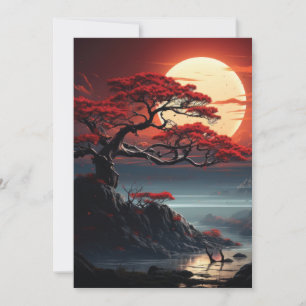 Cartes Pour Fêtes Annuelles Arbre bonsaï