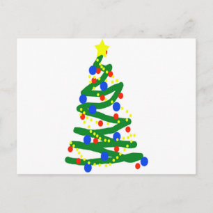 Cartes Pour Fêtes Annuelles Arbre de Noël