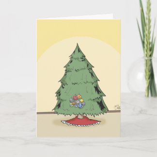 Cartes Pour Fêtes Annuelles Arbre de Noël