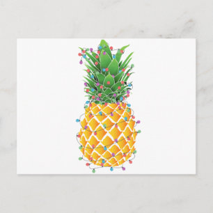Cartes Pour Fêtes Annuelles Arbre de Noël ananas