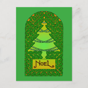 Cartes Pour Fêtes Annuelles Arbre de Noël celtique
