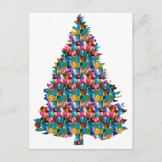 Cartes Pour Fêtes Annuelles Arbre de Noël clouté par GEMME :  Joyeux Noël
