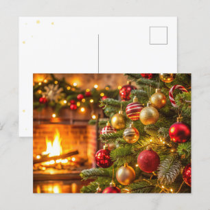 Cartes Pour Fêtes Annuelles Arbre de Noël, concept Nouvel An