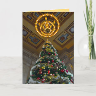 Cartes Pour Fêtes Annuelles Arbre de Noël de la gare de Kansas City Union