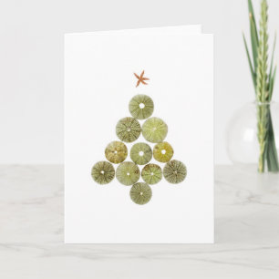Cartes Pour Fêtes Annuelles Arbre de Noël d'oursin