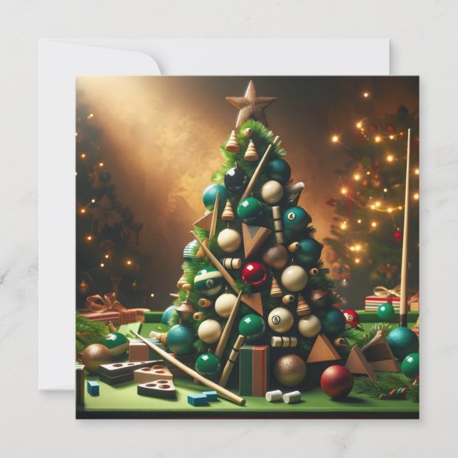 Cartes Pour Fêtes Annuelles Arbre de Noël Em Up (Devant)