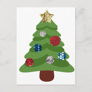 Cartes Pour Fêtes Annuelles arbre de noël émoji