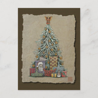 Cartes Pour Fêtes Annuelles Arbre de Noël et présentations