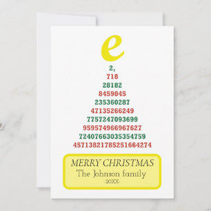 Cartes Pour Fêtes Annuelles Arbre de Noël Euler