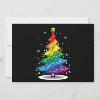 Arbre de Noël Gay LGBT Pride Rainbow Joyeux Noël
