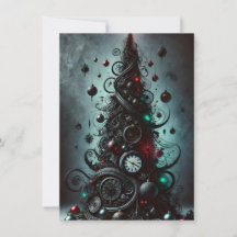 Arbre de Noël gothique foncé inhabituel