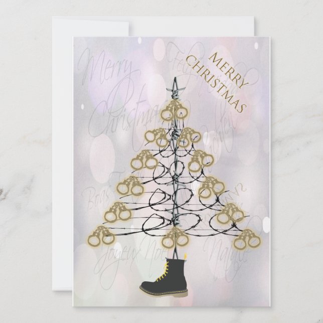 Cartes Pour Fêtes Annuelles Arbre de Noël - Jailmatecards (Devant)