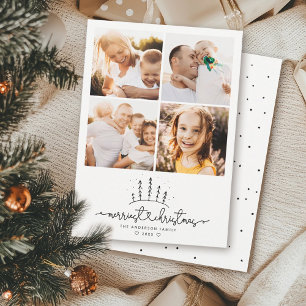 Cartes Pour Fêtes Annuelles Arbre de Noël le plus joyeux Collage de photos mod