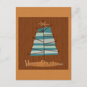 Cartes Pour Fêtes Annuelles Arbre de Noël moderne du milieu du siècle