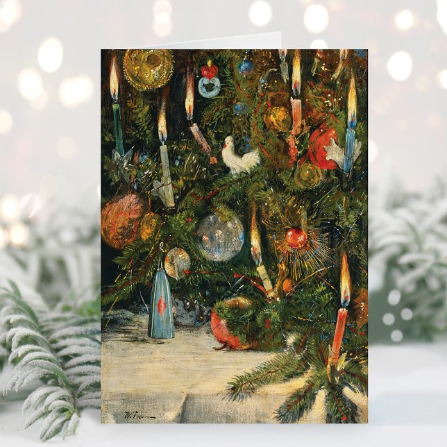 Cartes Pour Fêtes Annuelles Arbre de Noël | Rudolf Bernhard Willmann (Créateur téléchargé)