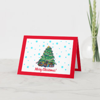 Cartes Pour Fêtes Annuelles Arbre de Noël ukrainien américain