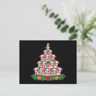 Cartes Pour Fêtes Annuelles Arbre de Noël Vache Drôle Amateur de Vaches Noël