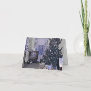 Cartes Pour Fêtes Annuelles Arbre de Noël Vintage et cadeaux