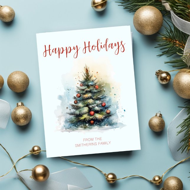 Cartes Pour Fêtes Annuelles Arbre de Noël Waterton (Créateur téléchargé)