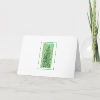Cartes Pour Fêtes Annuelles Arbre de transcription de l'ADN chat de vacances