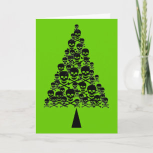 Cartes Pour Fêtes Annuelles Arbre Skully Xmas