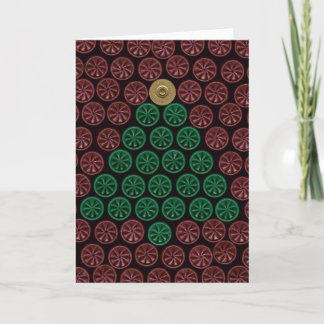 Cartes Pour Fêtes Annuelles Arbre vert de Shell de fusil de chasse