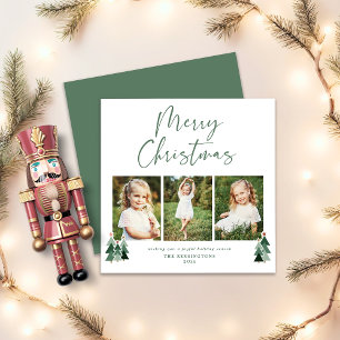 Cartes Pour Fêtes Annuelles Arbres de Noël modernes Holiday 3 Photo