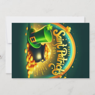 Cartes Pour Fêtes Annuelles Arc-en-ciel coloré Saint Patrick's Day