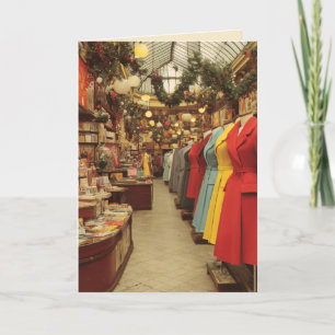 Cartes Pour Fêtes Annuelles Arcade de mode de Noël vintage