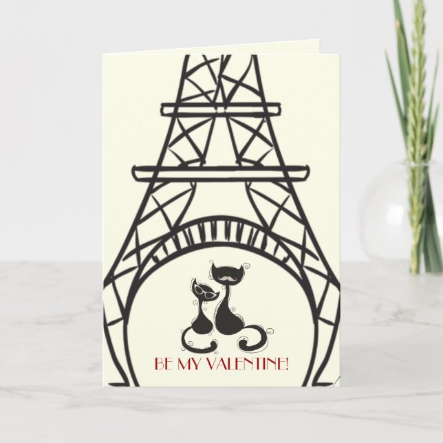 Cartes Pour Fêtes Annuelles AristoCat Valentine (Devant)