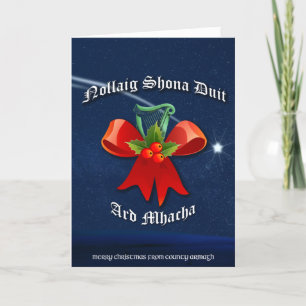 Cartes Pour Fêtes Annuelles Armagh Irish Christmas Card - Nollaig Shona Duit