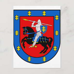 Cartes Pour Fêtes Annuelles Armoiries du comté de Vilnius