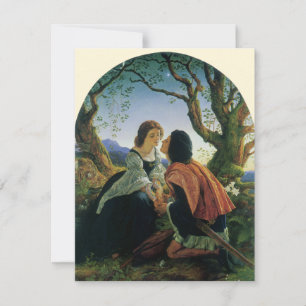 Cartes Pour Fêtes Annuelles Art vintage, Amants au crépuscule, Sir Joseph Noel