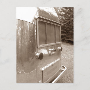 Cartes Pour Fêtes Annuelles Artsy Visual Retro Travel Trailer Retour