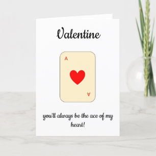 Cartes Pour Fêtes Annuelles as de valentine de coeurs