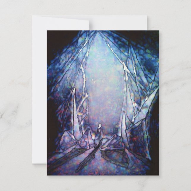 Cartes Pour Fêtes Annuelles Ascension Imaginaire (Devant)