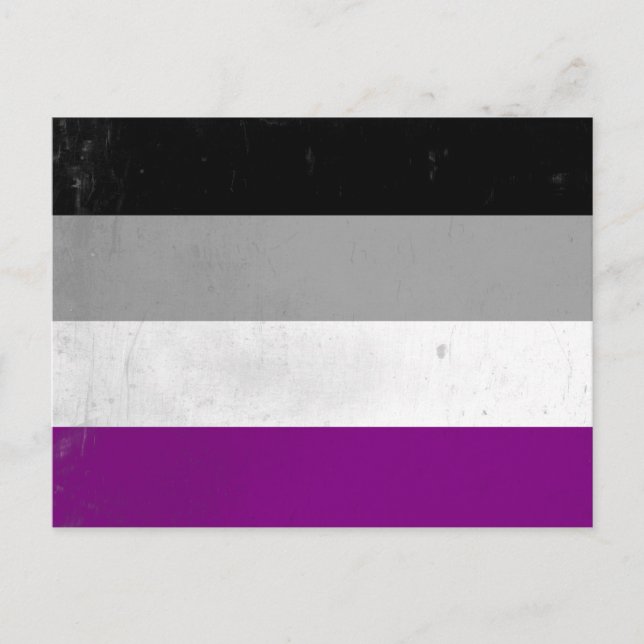 Cartes Pour Fêtes Annuelles Asexué ou Asexuel (Devant)