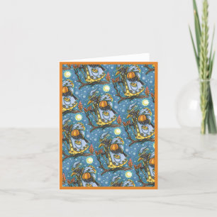 CARTES POUR FÊTES ANNUELLES ASSISTANT HALLOWEEN EVE BLACKBIRD, HALLOWEEN RAVEN