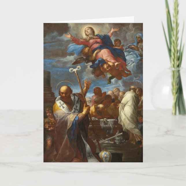 Cartes Pour Fêtes Annuelles Assomption de la Vierge Battista Lenardi Salutatio (Devant)