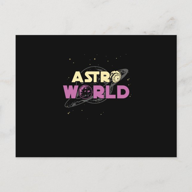 Cartes Pour Fêtes Annuelles Astro World Astronomy Aéronautique Espace (Devant)